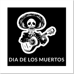 Mariachi - Dia De Los Muertos Posters and Art